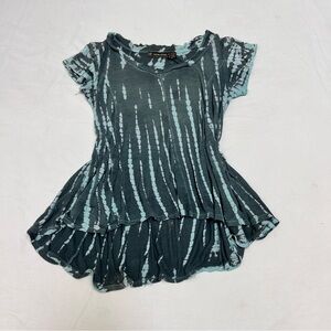 Raya Sun Teal Tie-Dye Blouse